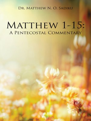 cover image of Matthew 1-15